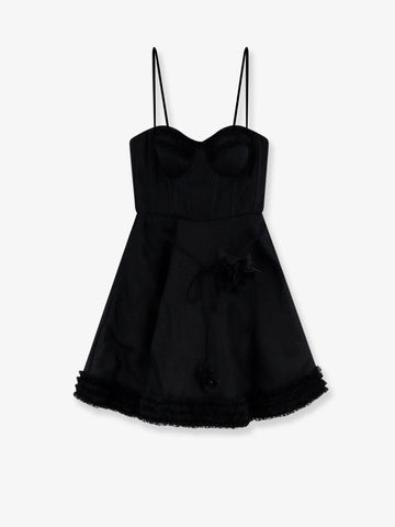 ZIMMERMANN ZIMMERMANN - Luna linen and silk blend mini dress