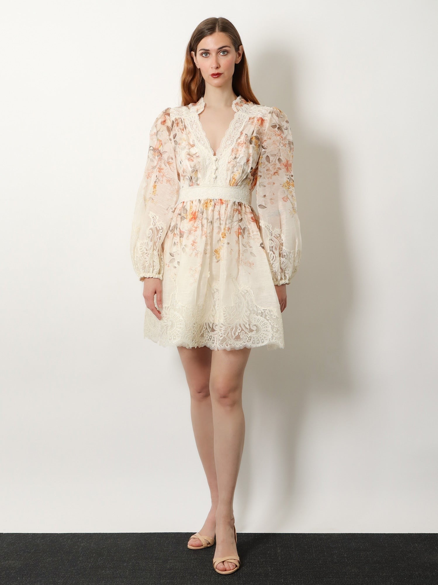 ZIMMERMANN - Luna linen and silk dress