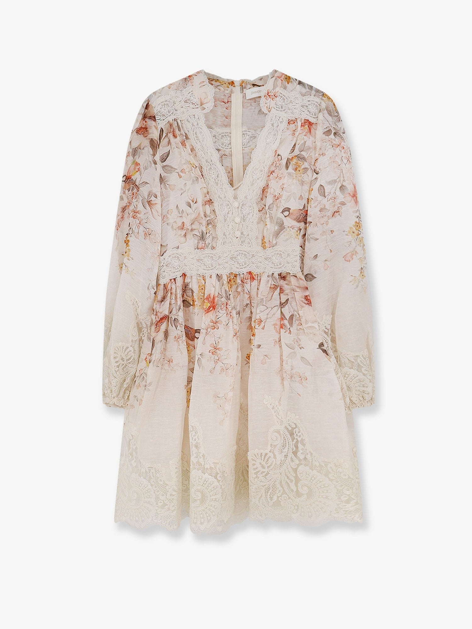 ZIMMERMANN - Luna linen and silk dress