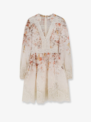 ZIMMERMANN - Luna linen and silk dress