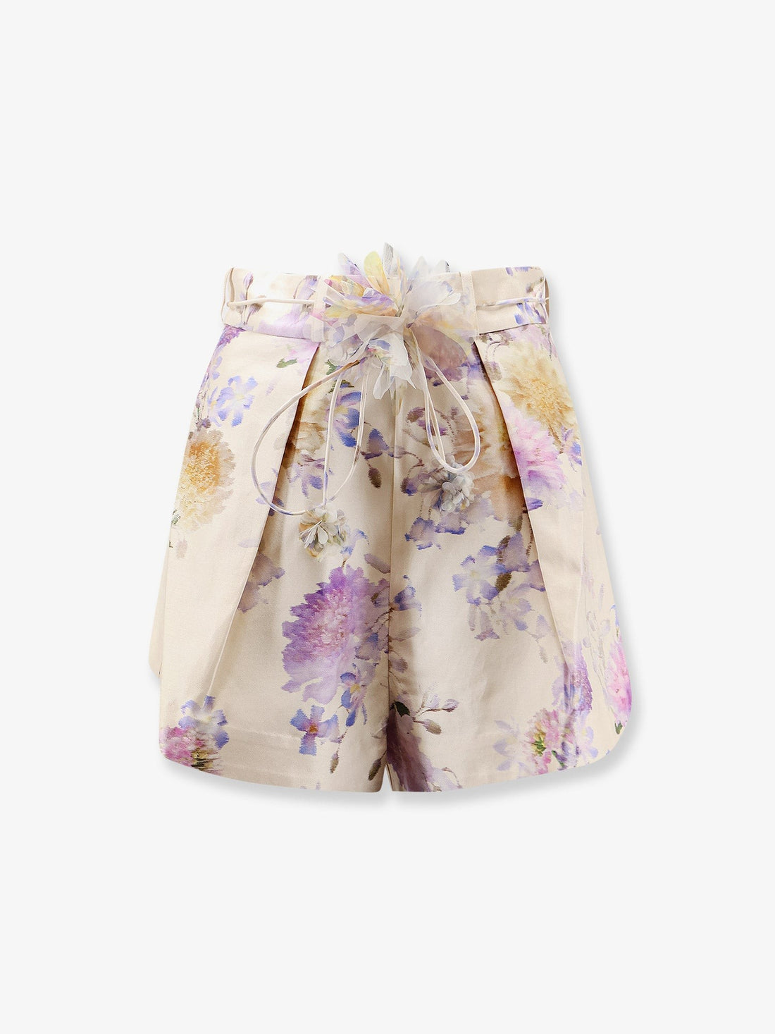 ZIMMERMANN - Luna silk and cotton shorts luna-silk-and-cotton-shorts