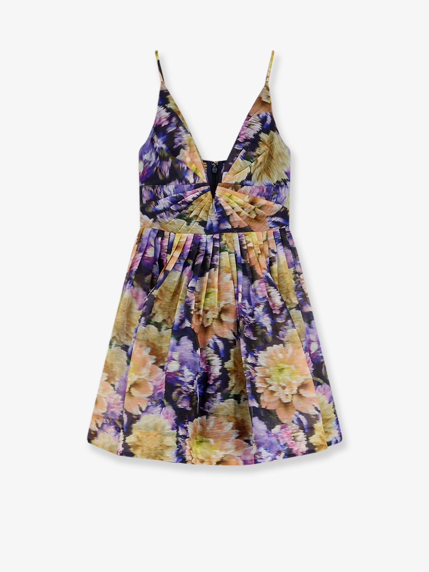 ZIMMERMANN ZIMMERMANN - Luna silk and linen blend dress with all-over floral print