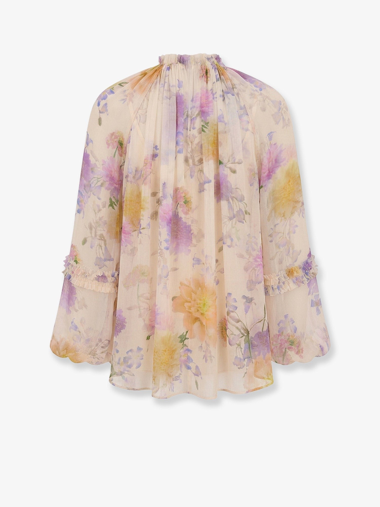 ZIMMERMANN ZIMMERMANN - Luna viscose shirt with floral print