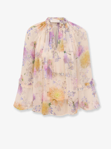 ZIMMERMANN ZIMMERMANN - Luna viscose shirt with floral print
