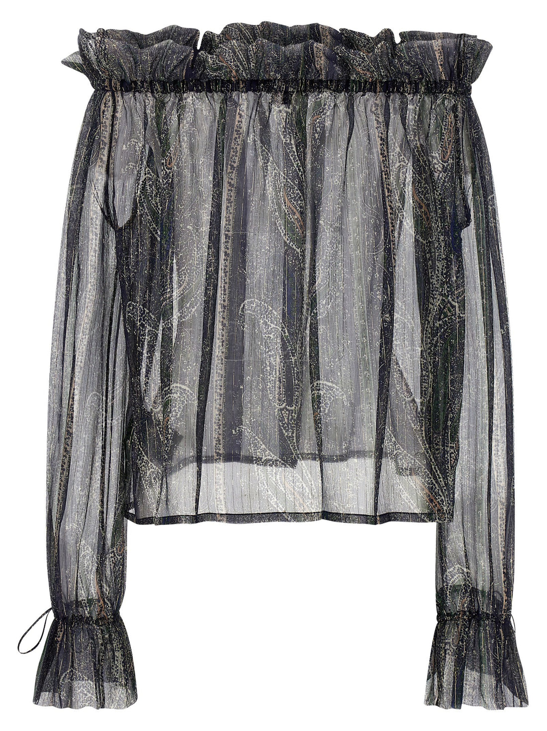 Saint Laurent - Lurex blouse MULTICOLOR