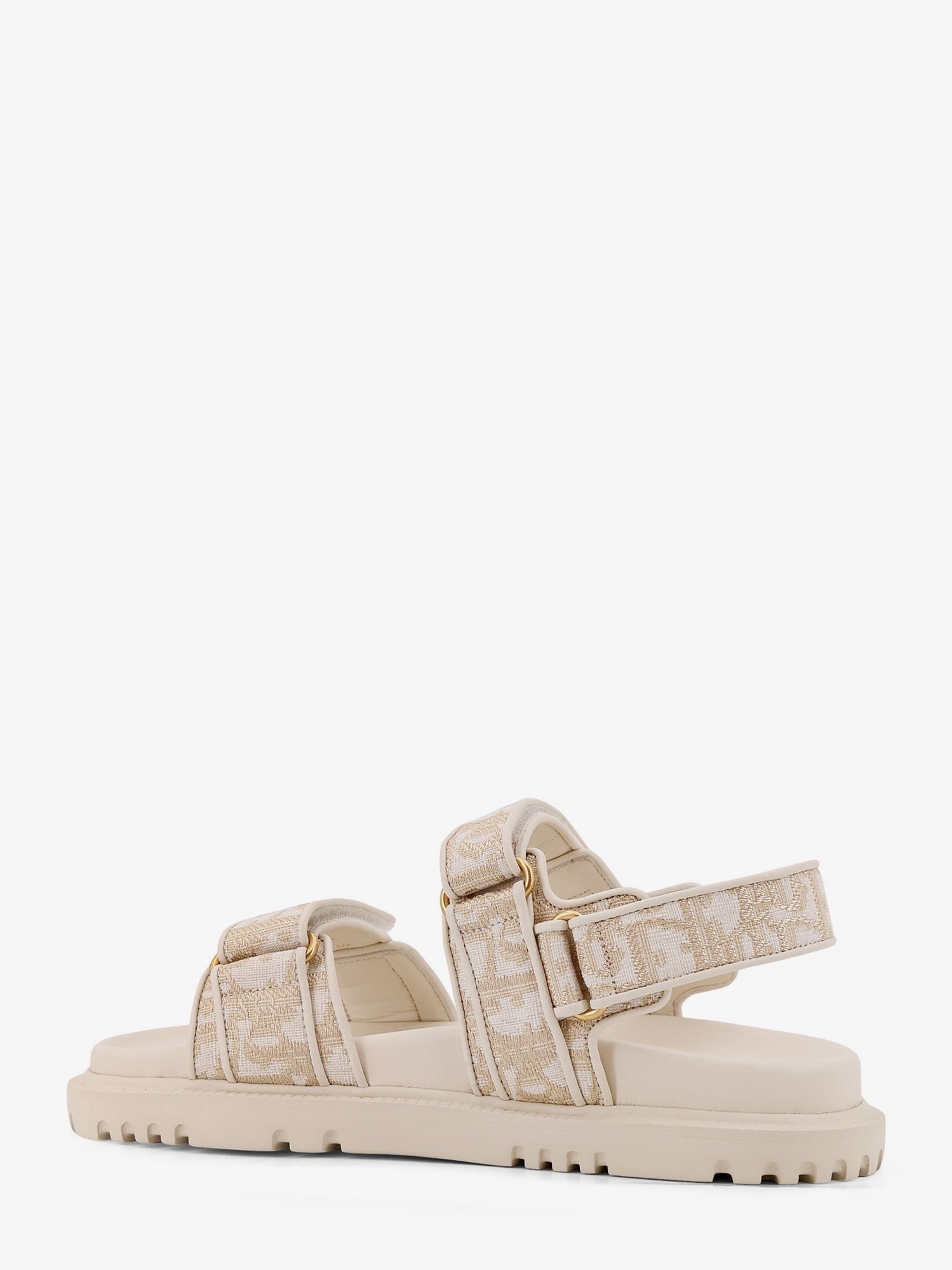 Lurex Dioract flat sandals