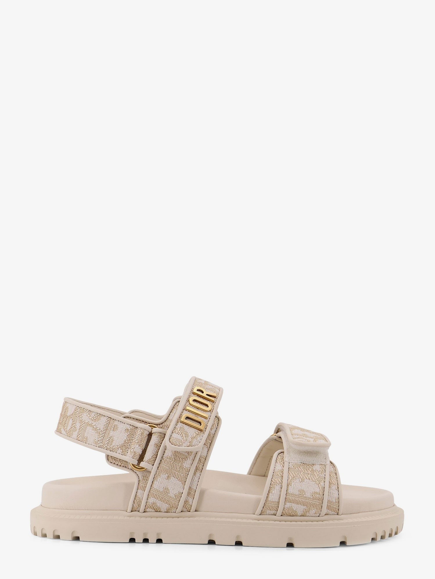 Lurex Dioract flat sandals