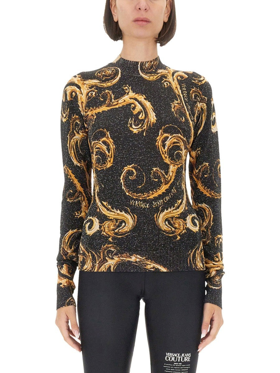 Versace Jeans Couture - LUREX KNIT T-SHIRT lurex-knit-t-shirt_973e3692-1d99-41d9-82da-84bccab86b71