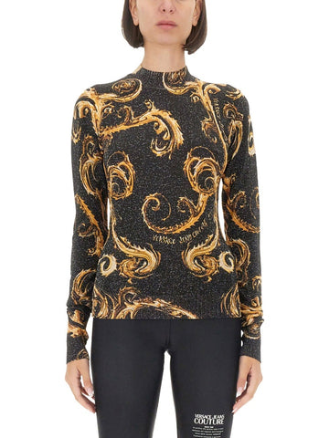 Versace Jeans Couture - LUREX KNIT T-SHIRT lurex-knit-t-shirt_973e3692-1d99-41d9-82da-84bccab86b71