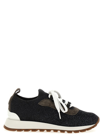 Brunello Cucinelli - Lurex sneakers
