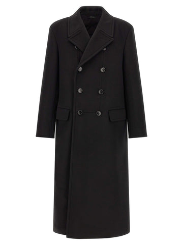 TOM FORD - 'Luxury Melton DB Officer' coat