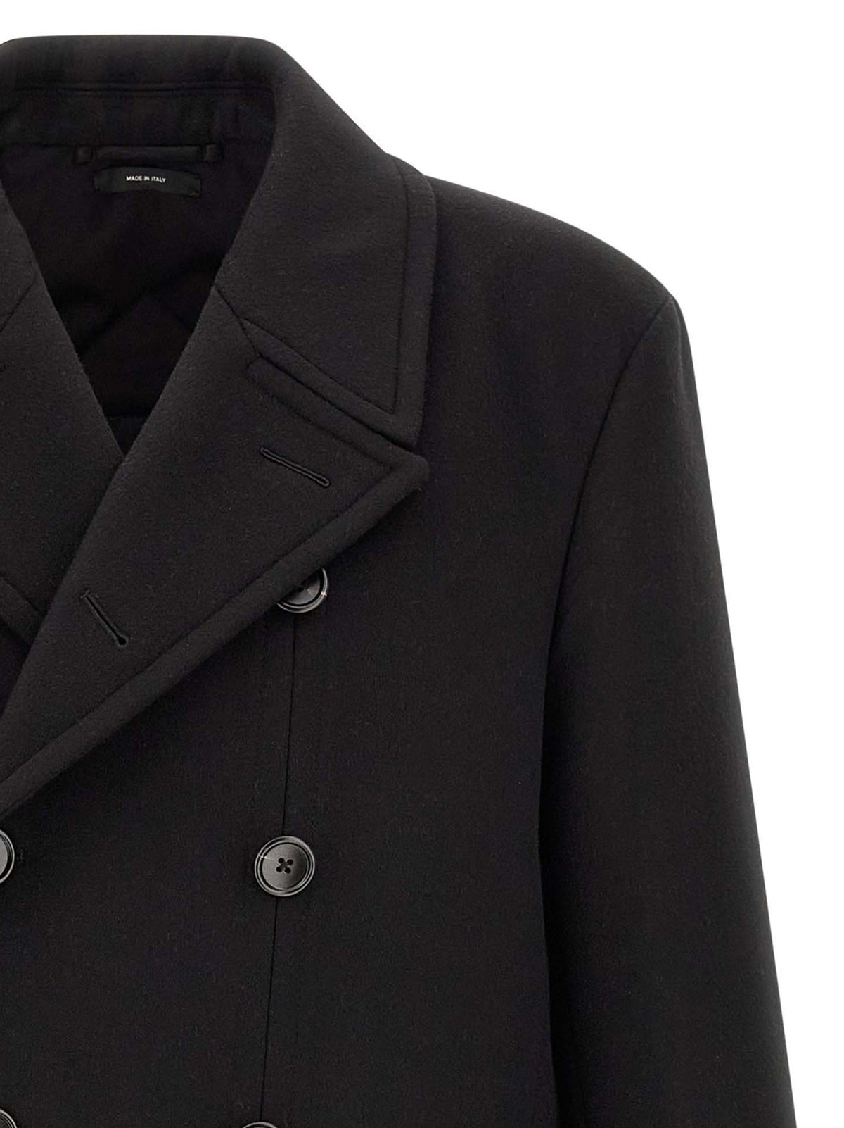 TOM FORD - 'Luxury Melton DB Officer' coat