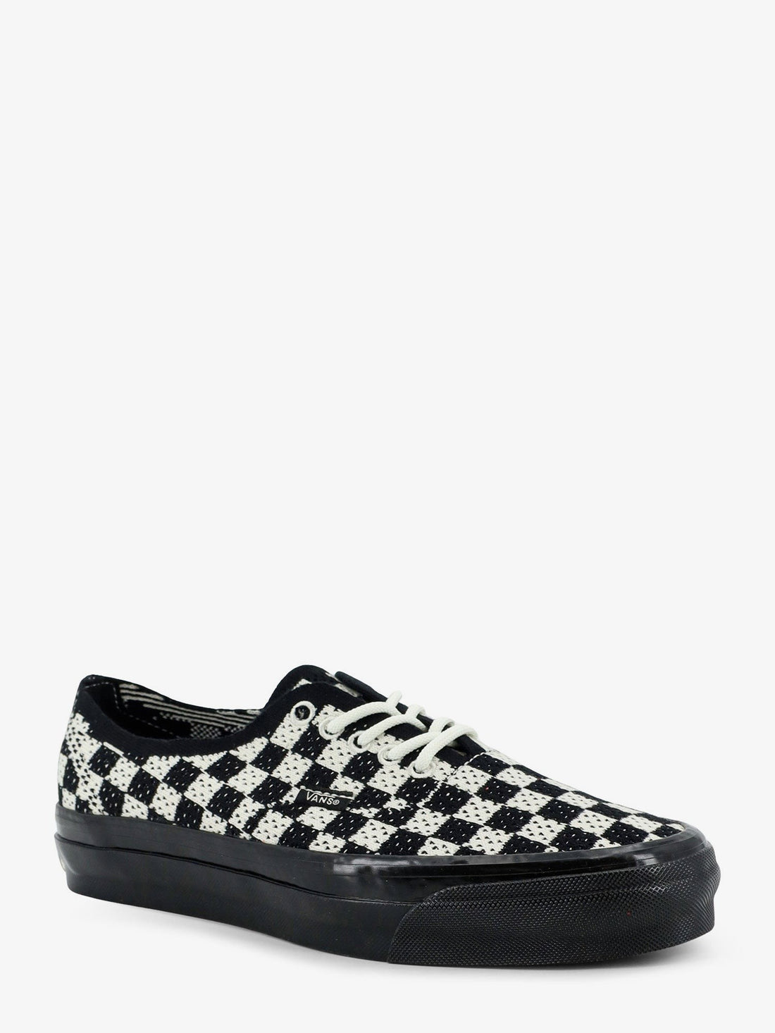 LX Authentic 44 fabric sneakers with a checkerboard pattern