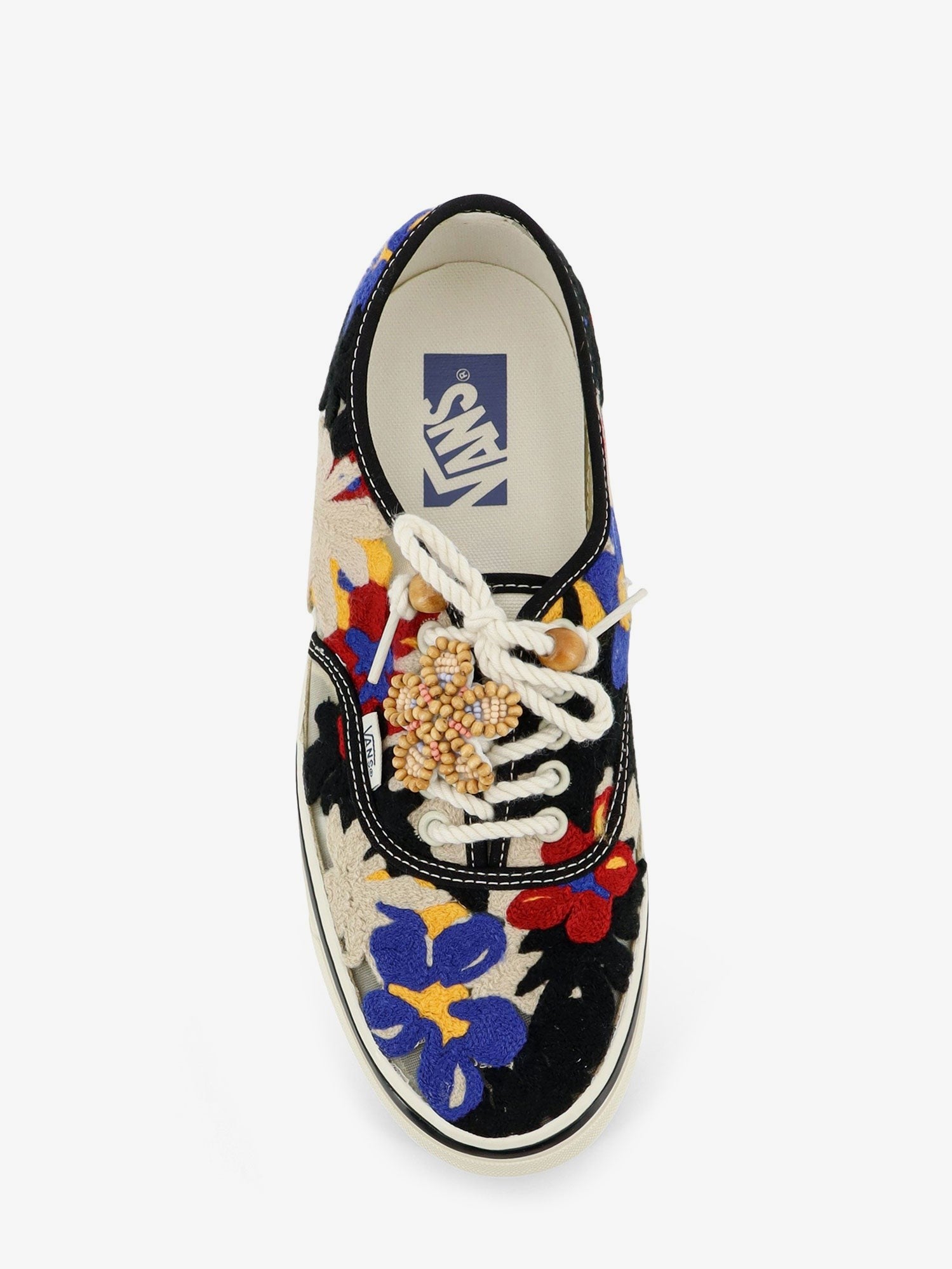 Vans - Lx authentic 44 sneakers with multicolor macramé floral detail