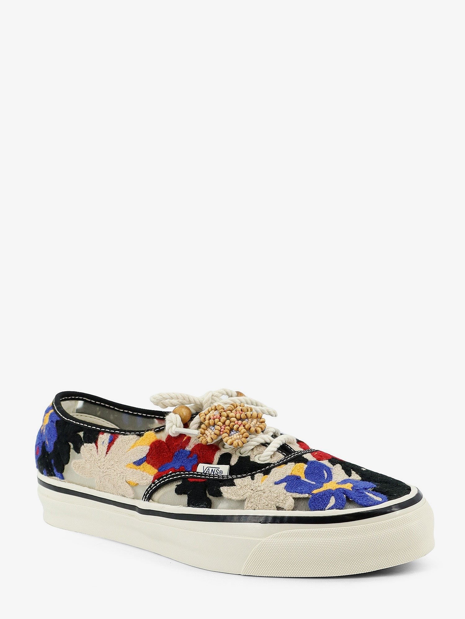 Vans - Lx authentic 44 sneakers with multicolor macramé floral detail