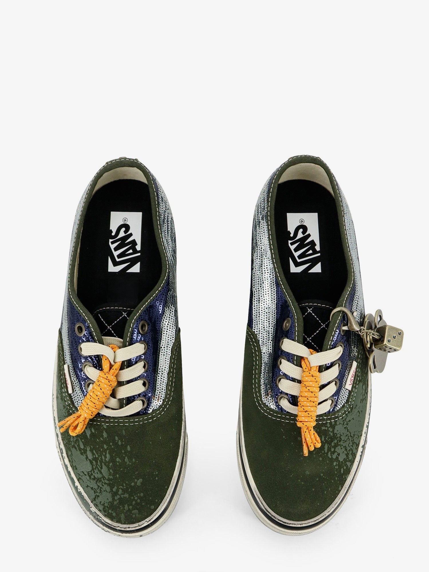 Vans - Lx authentic 44 suede sneakers with micro-sequin detail on the side