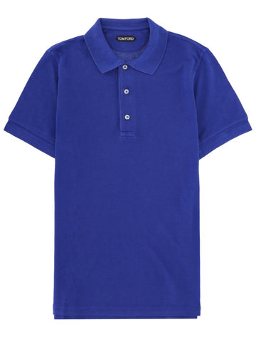 TOM FORD - LYOCELL AND COTTON POLO SHIRT lyocell-and-cotton-polo-shirt