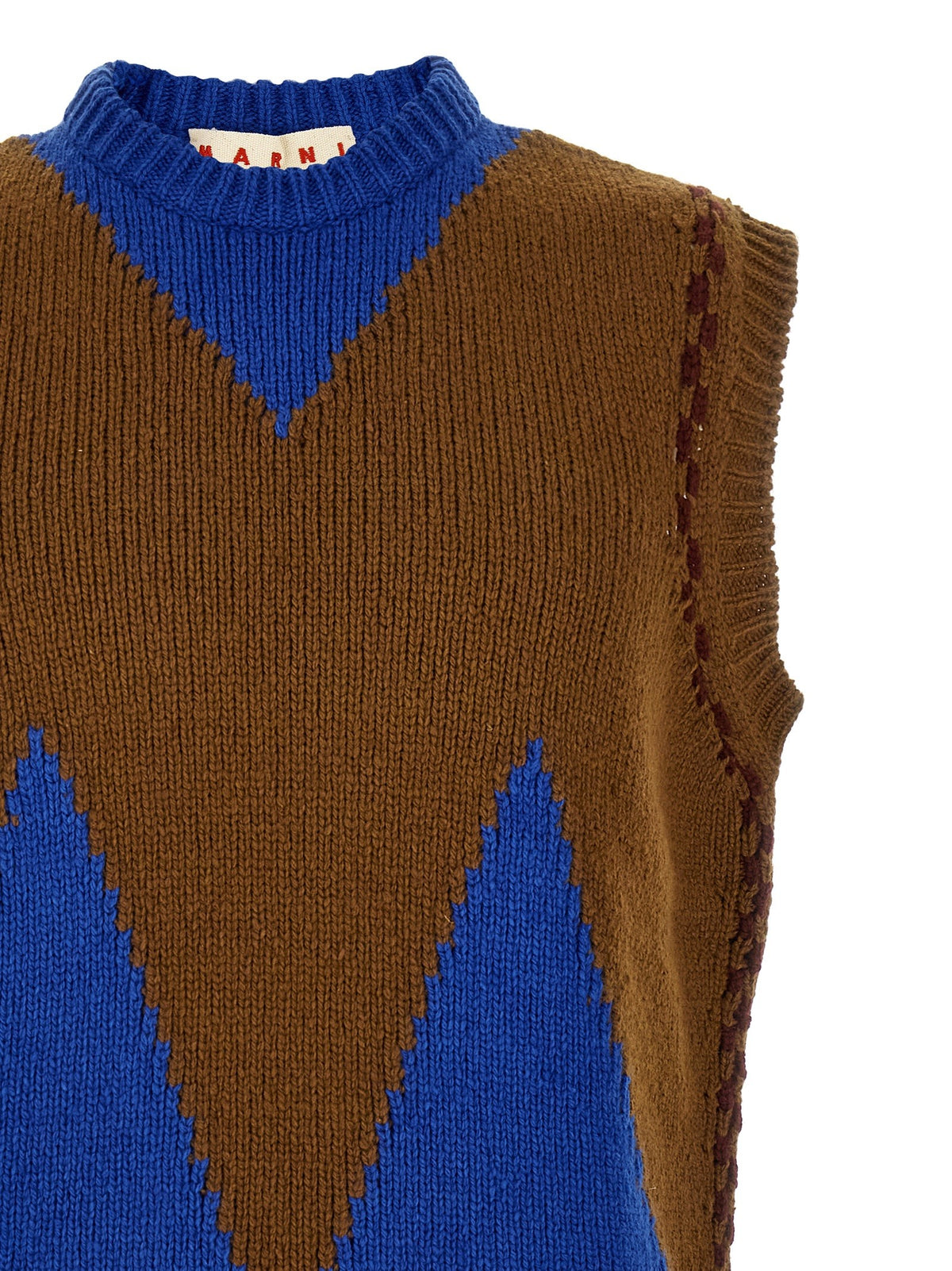 Marni - M-shaped intarsia vest