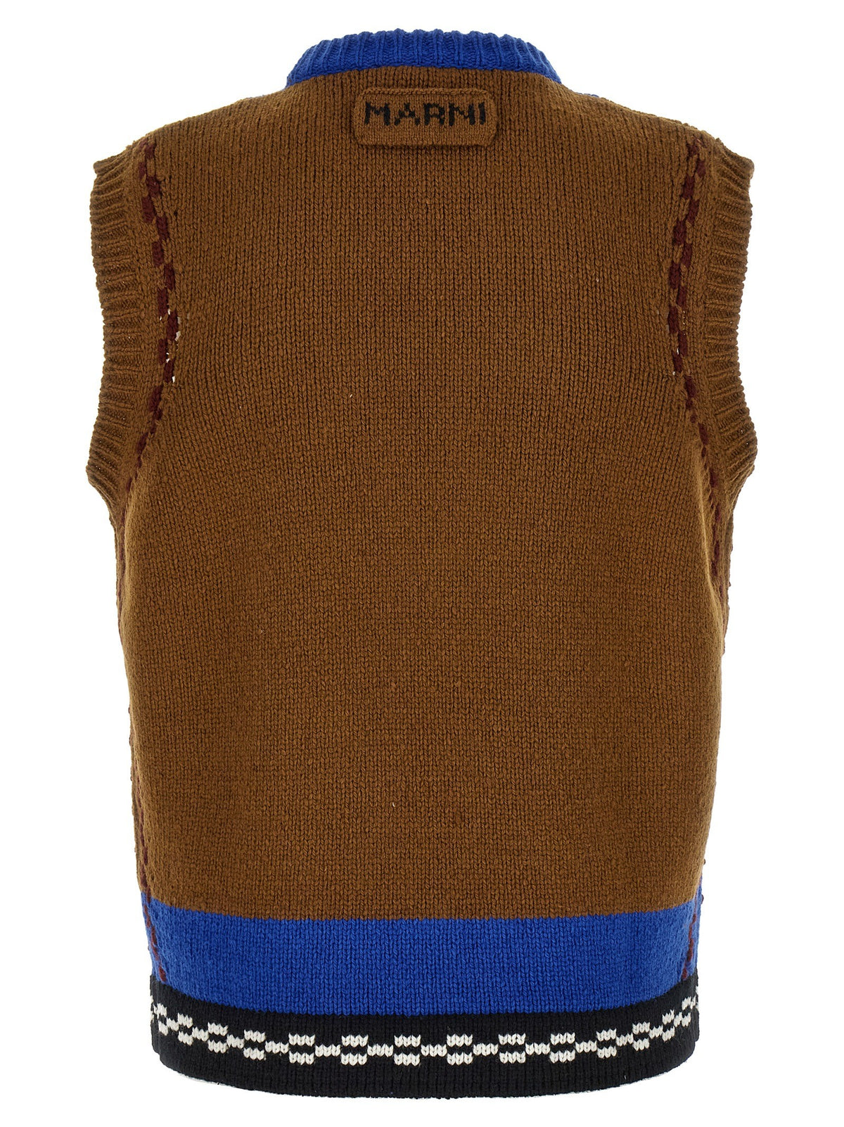 Marni - M-shaped intarsia vest