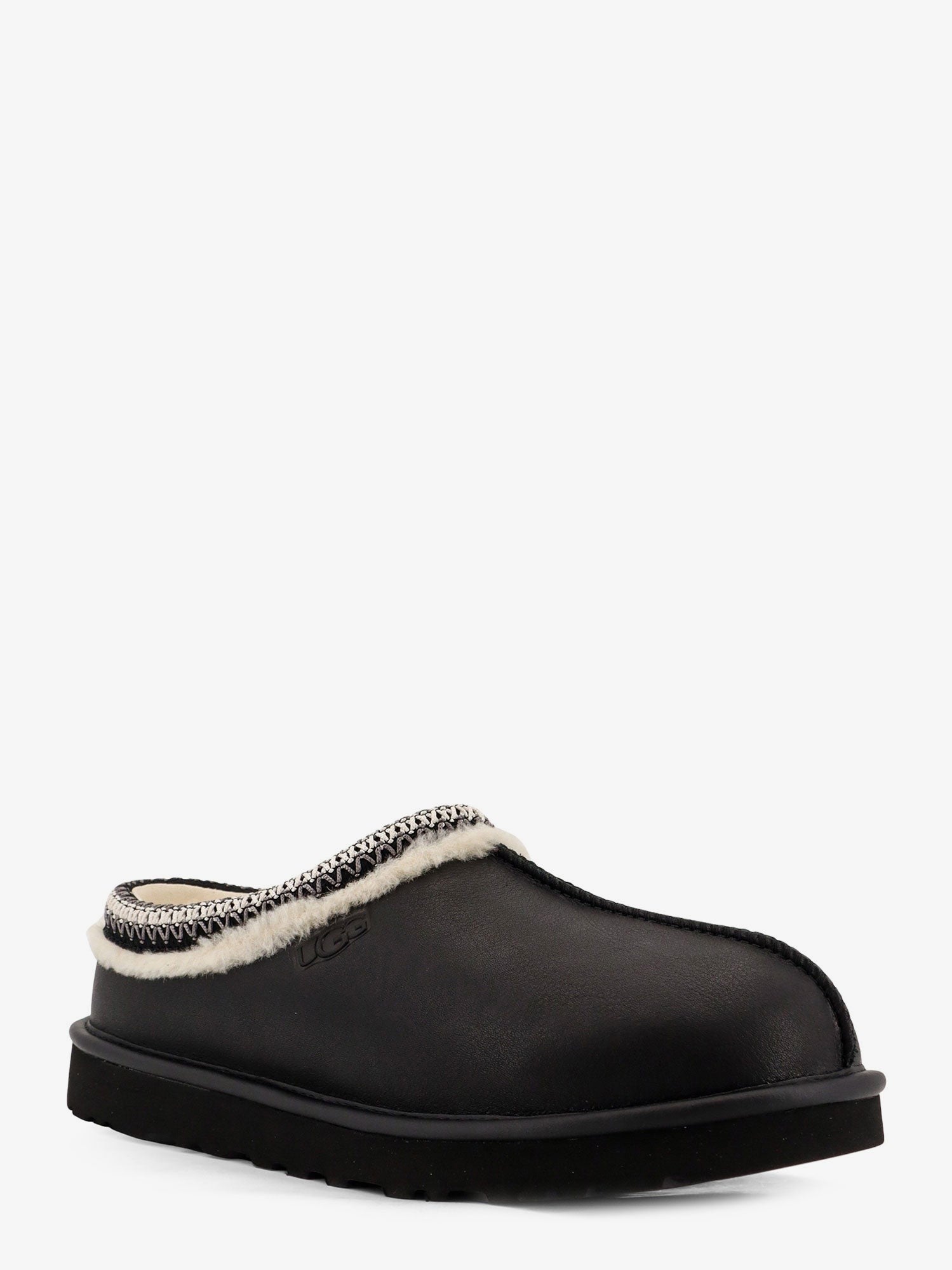 M Tasman Noir leather slip on