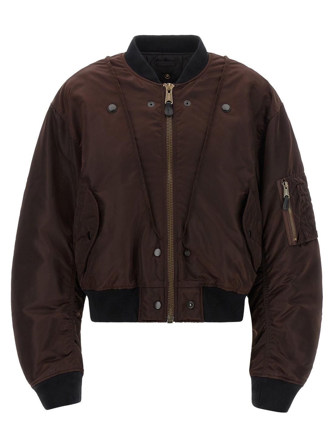 Maison Margiela - ' MA-1' reversible bomber jacket Brown