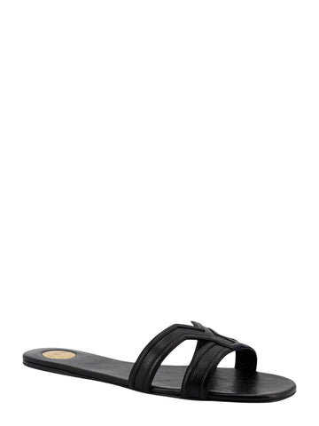 Saint Laurent Mabrouka leather sandals