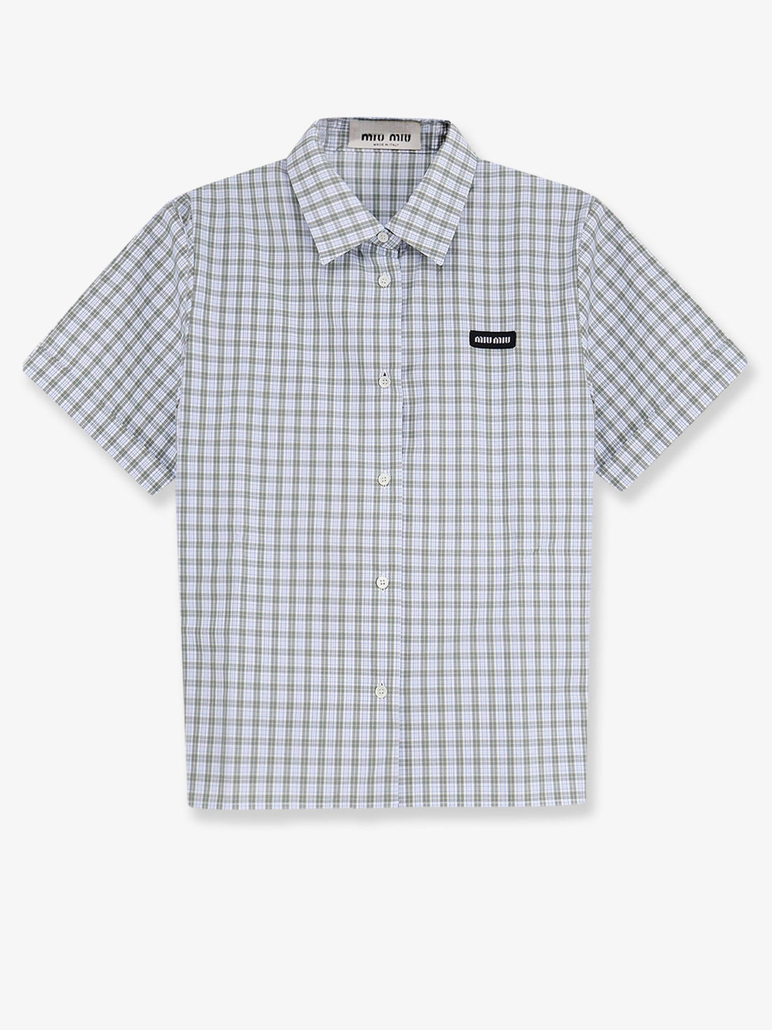 Miu Miu - Madras cotton shirt madras-cotton-shirt_f50aa604-af31-4d92-87a3-59943078cc12