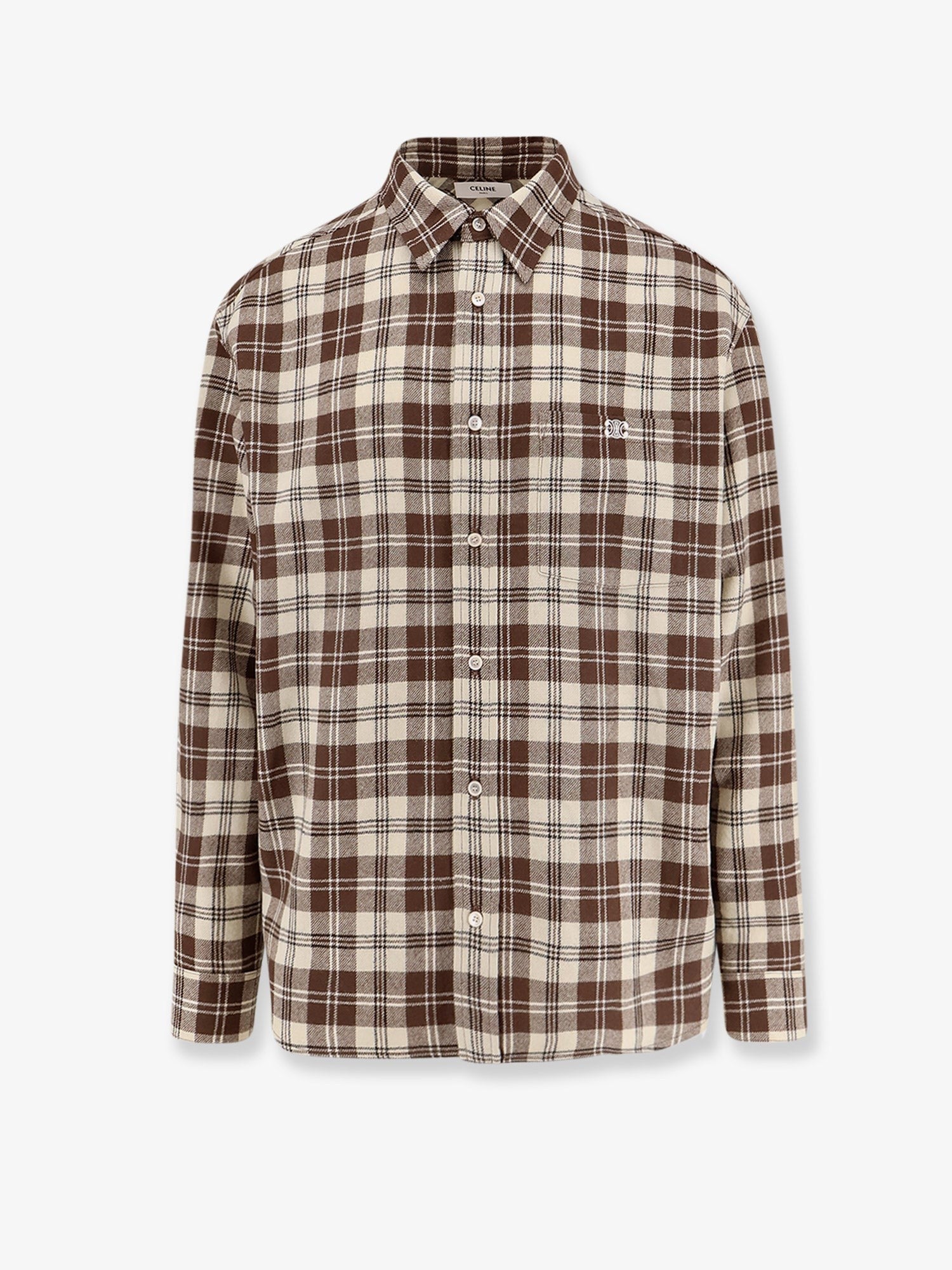 Celine - Madras wool shirt