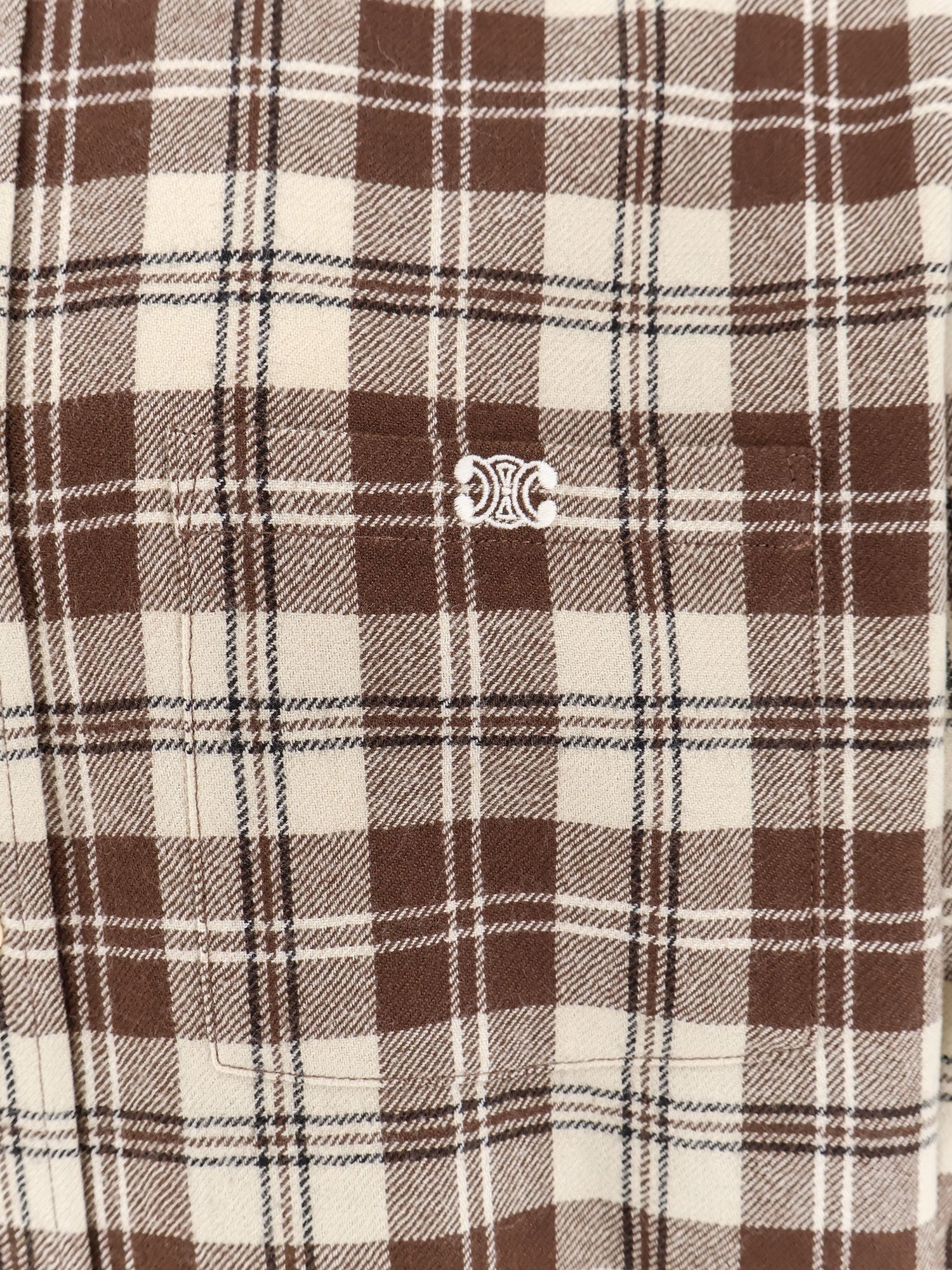 Celine - Madras wool shirt