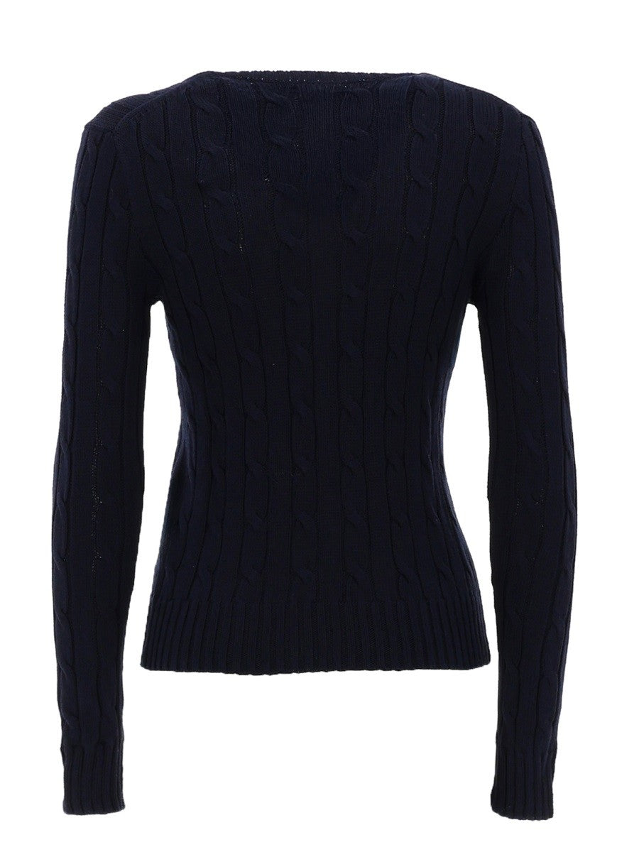 Polo Ralph Lauren - MAGLIA "JULIANNA" A TRECCE CON LOGO