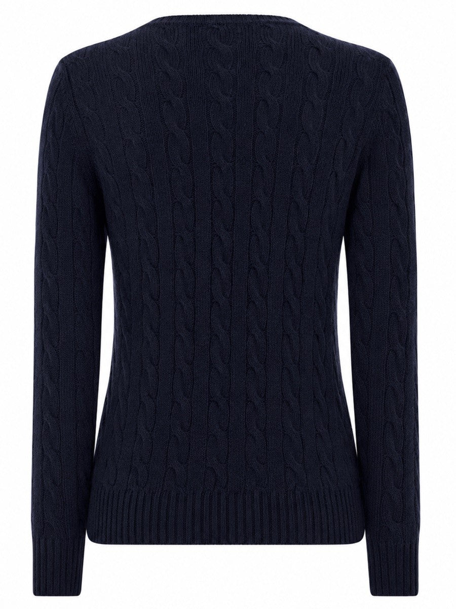 Polo Ralph Lauren - Blend wool and Cashmere Cable Knit Jumper maglia-a-trecce_b8bcbfff-7f09-4df4-a9da-992a208dc598