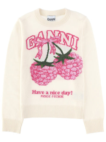 GANNI - MAGLIA "RASPBERRY" maglia-con-grafica_620dd6a1-754e-4267-a3a4-72e227e7fbc8