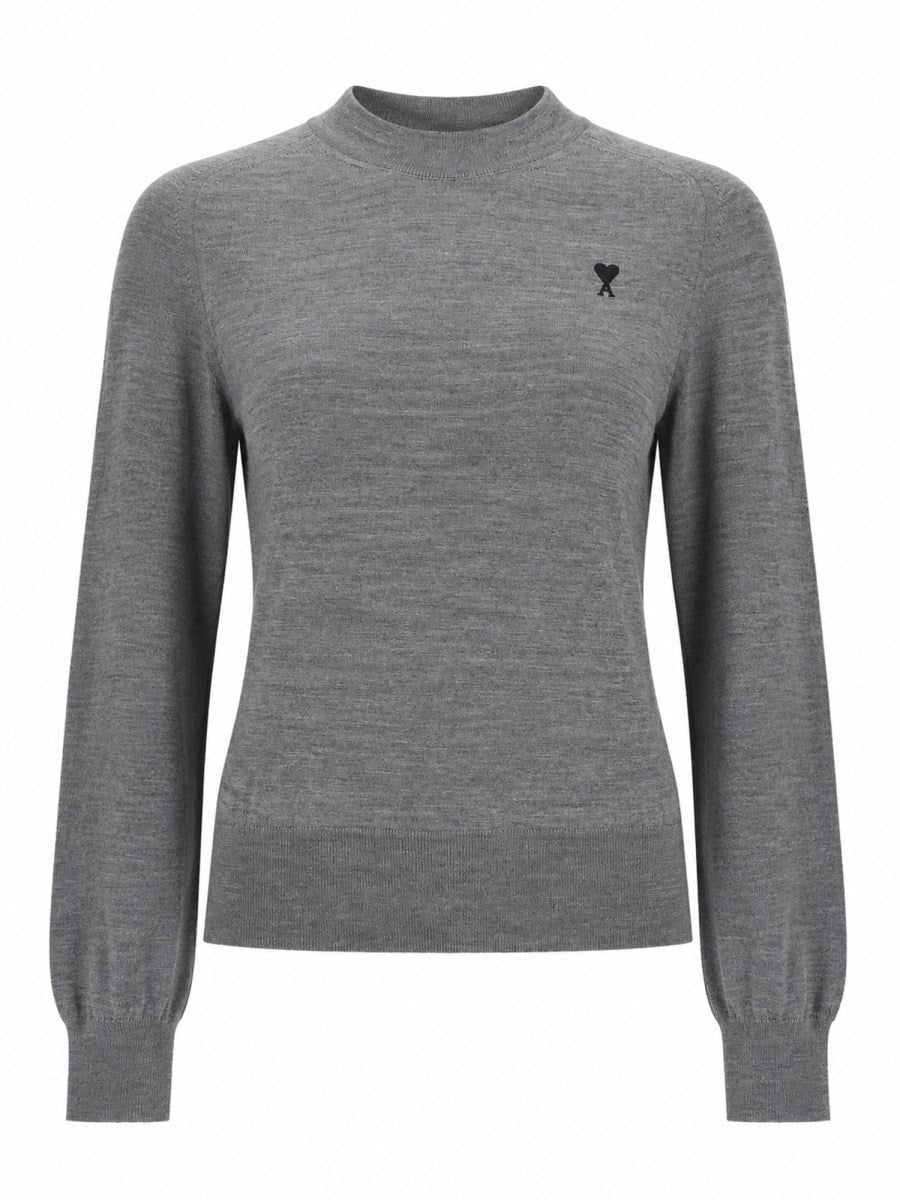AMI PARIS - MAGLIA CON LOGO maglia-con-logo_feb12b87-9608-44d1-b36b-aaf354365d32