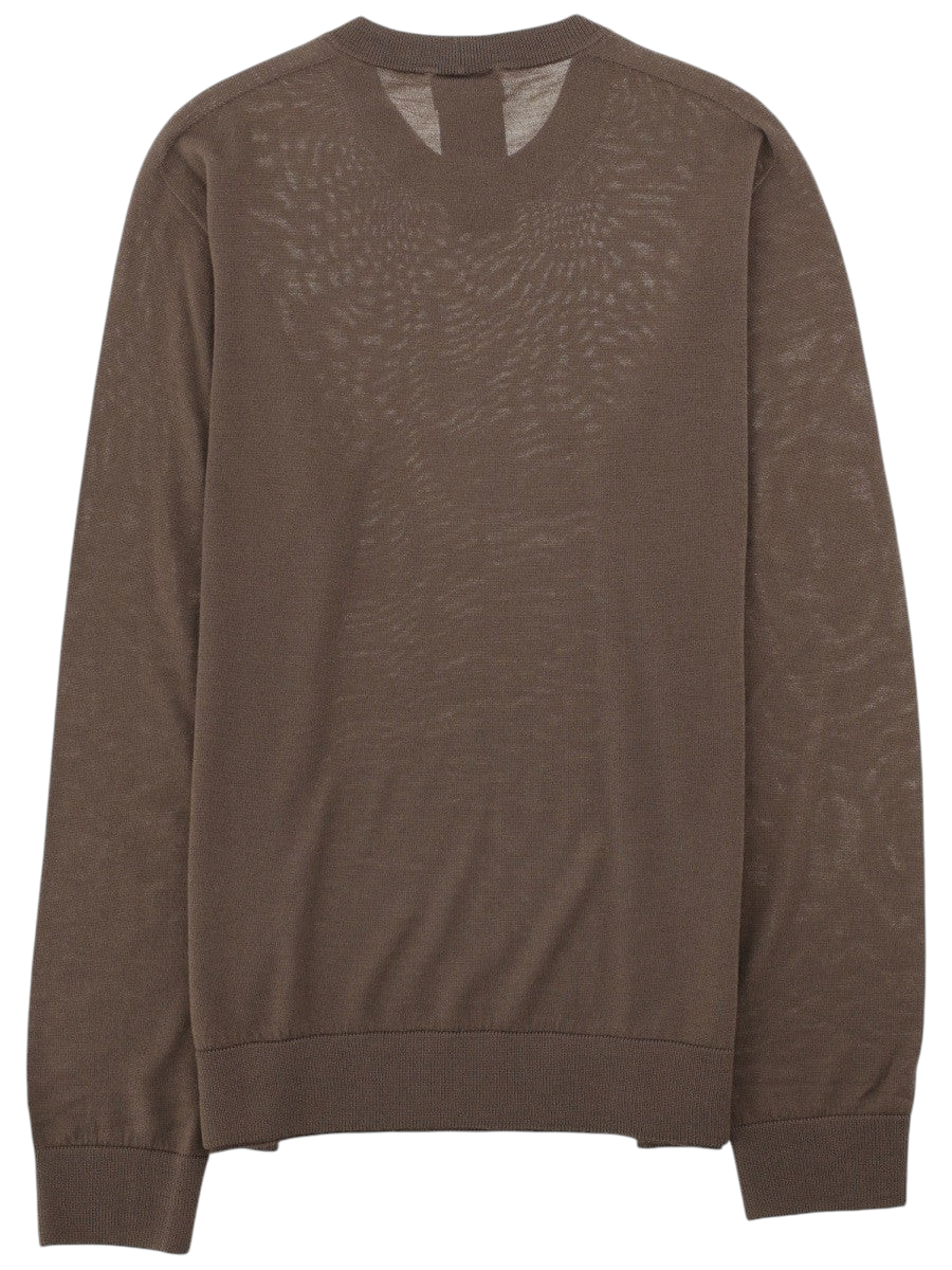 Giorgio Armani - Virgin Wool Sweatshirt Brown