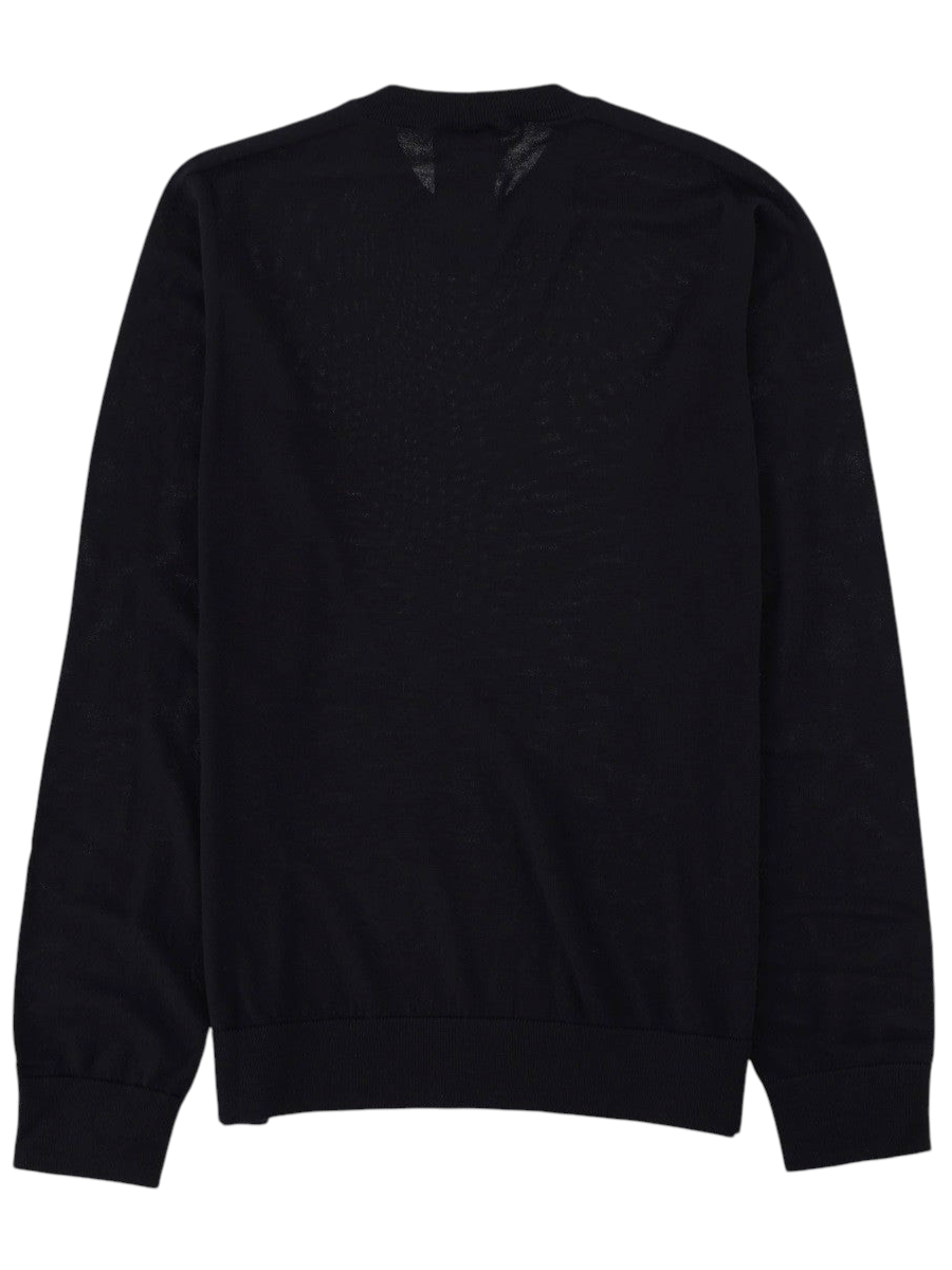 Giorgio Armani - MAGLIA IN LANA VERGINE Blue