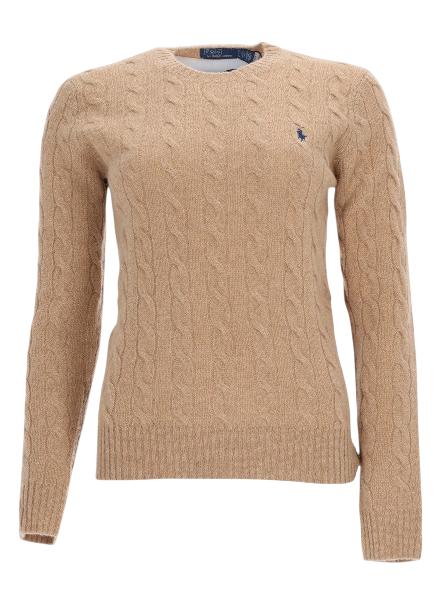 Polo Ralph Lauren - Julianna Cashmere and Wool Cable-Knit Sweater Brown