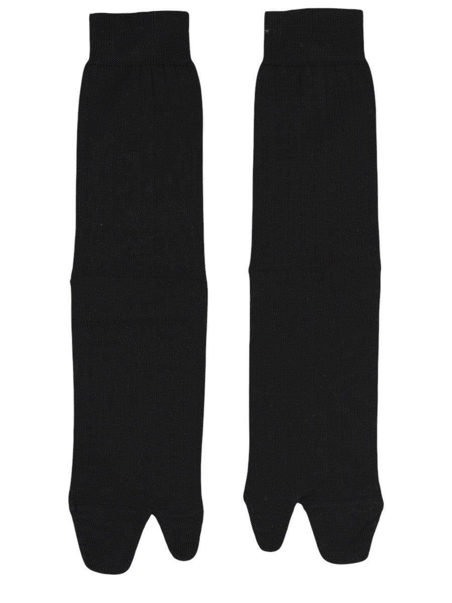 Maison Margiela - Tabi Socks - Black maison-margiela-tabi-socks-black-front-jpg