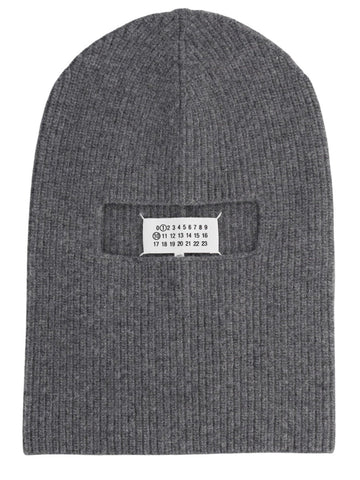 Maison Margiela - Wool Balaclava - Grey maison-margiela-wool-balaclava-grey-front-jpg