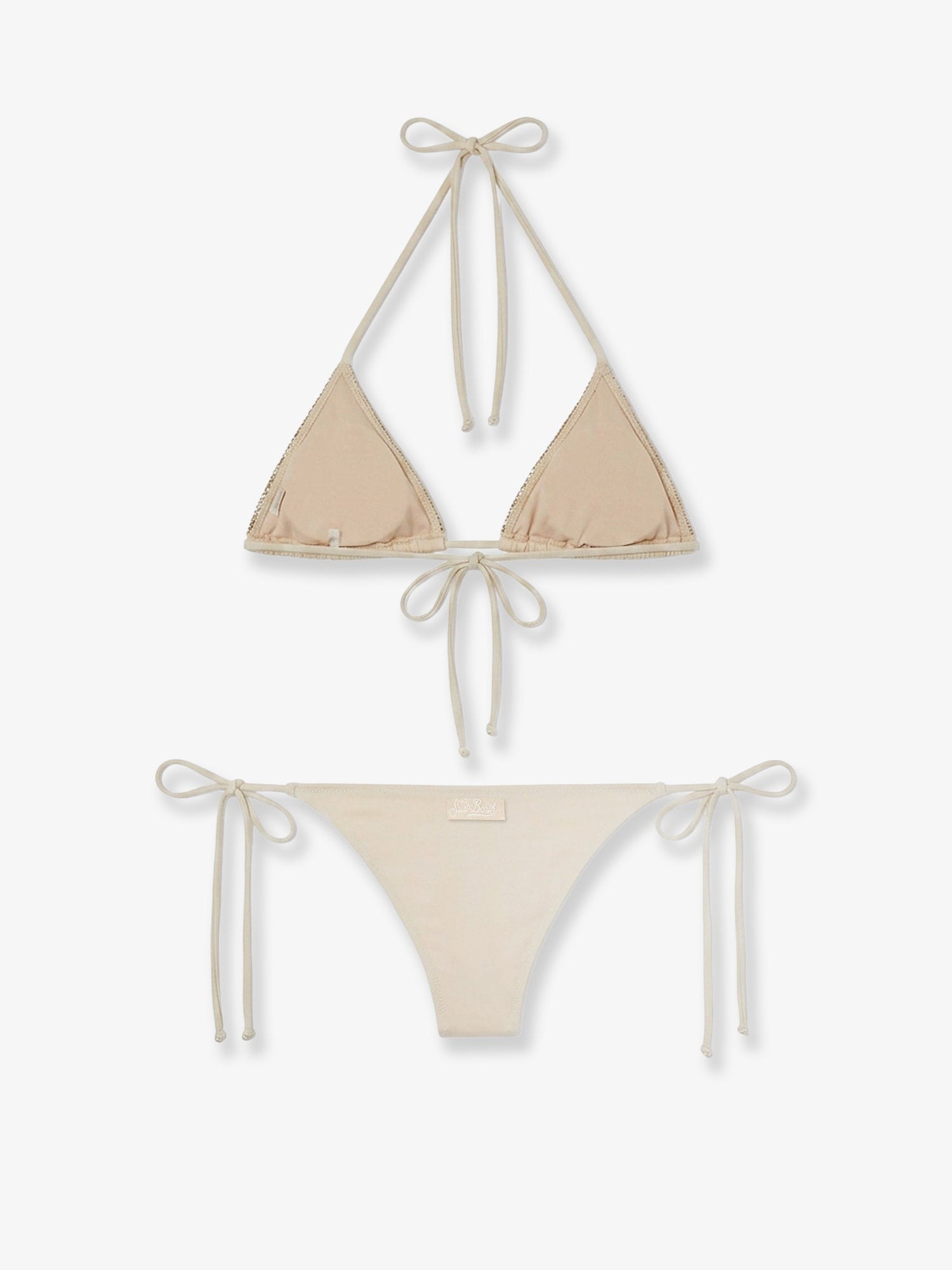 MC2 SAINT BARTH - Maleah bikini in nylon with all-over rhinestone detail maleah-bikini-in-nylon-with-all-over-rhinestone-detail