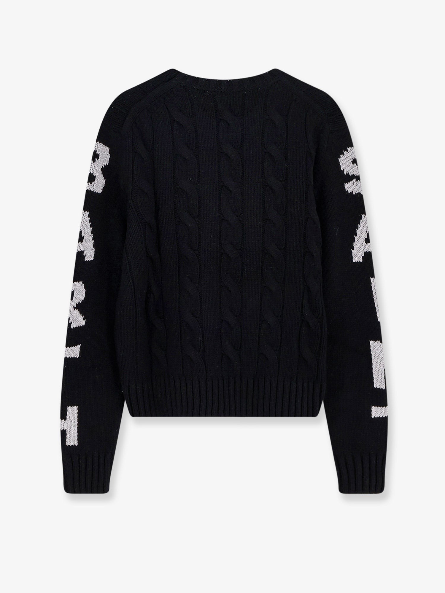 Malmo wool blend cable knit sweater