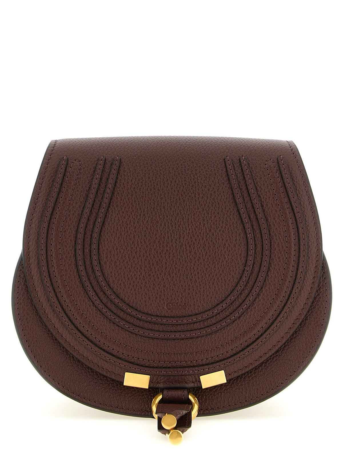 CHLOÉ - 'Marcie' small crossbody bag Brown U
