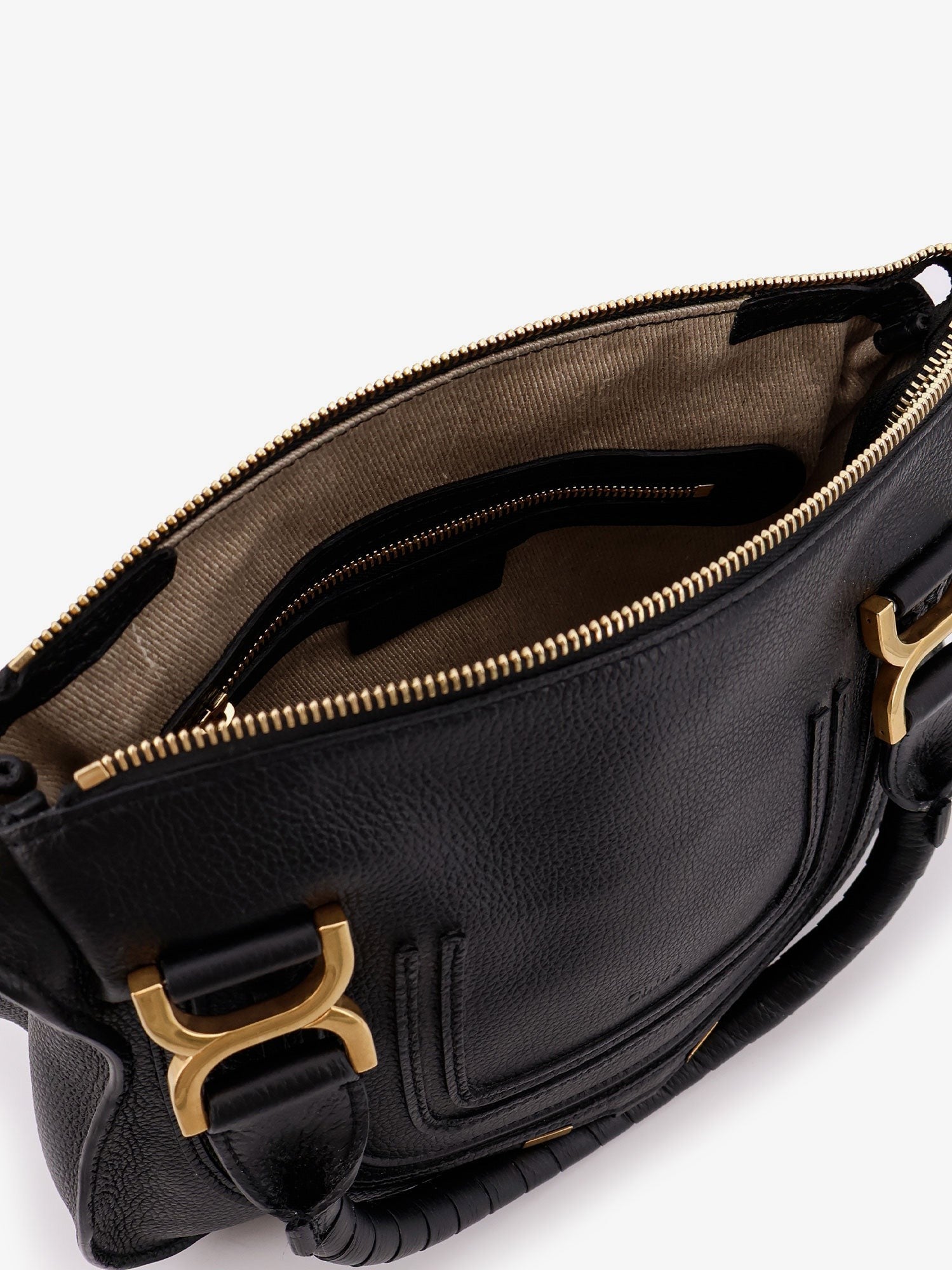 CHLOE' - Marcie Small leather crossbody bag marcie-small-leather-crossbody-bag_bec284d0-3aa4-49c2-aa8b-11b3d7052a3d
