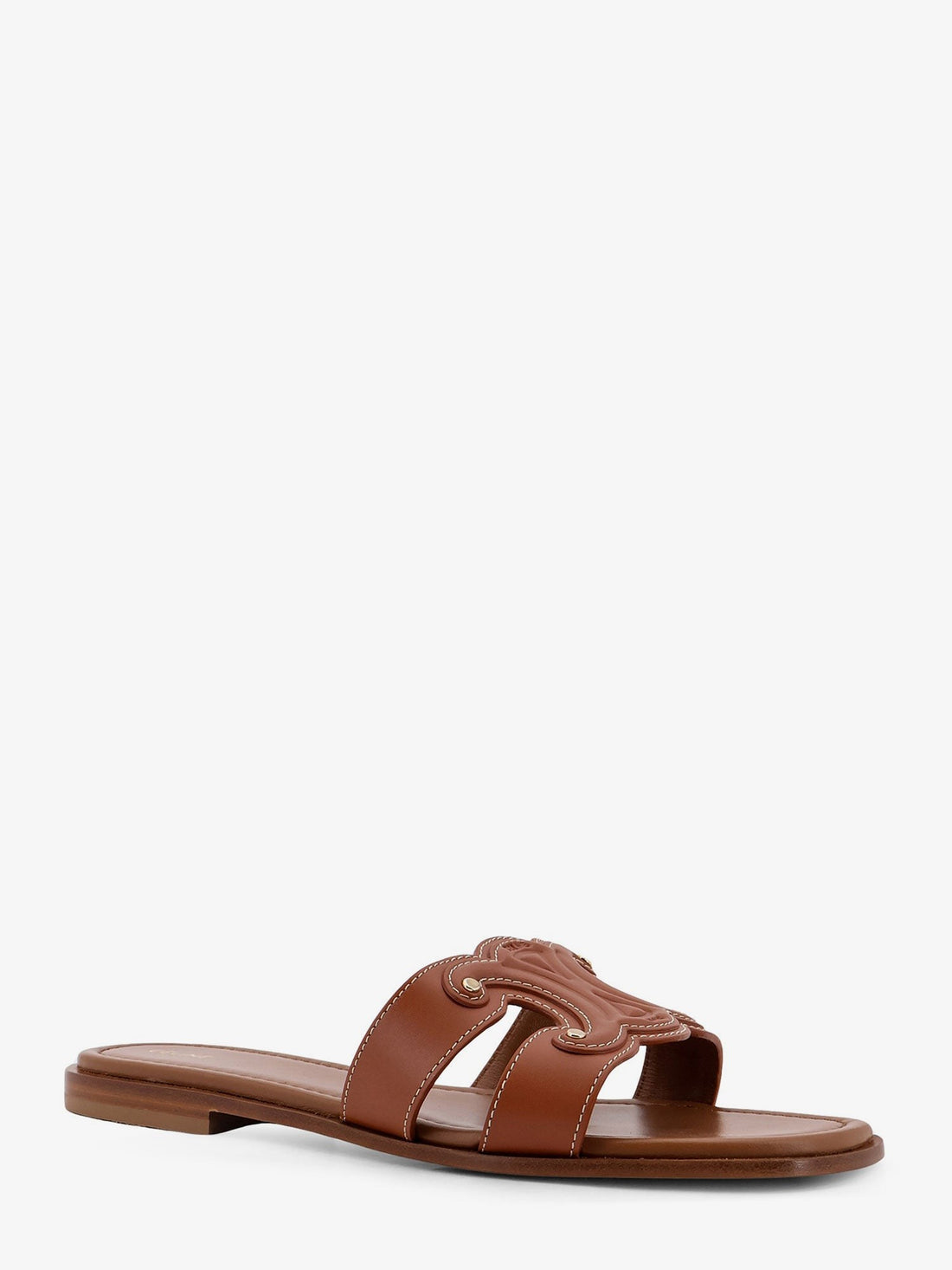Marina low leather sandals