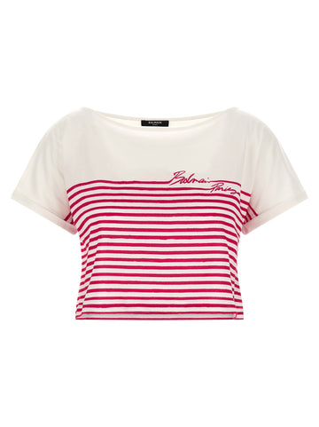 Balmain - 'Marinière' T-shirt
