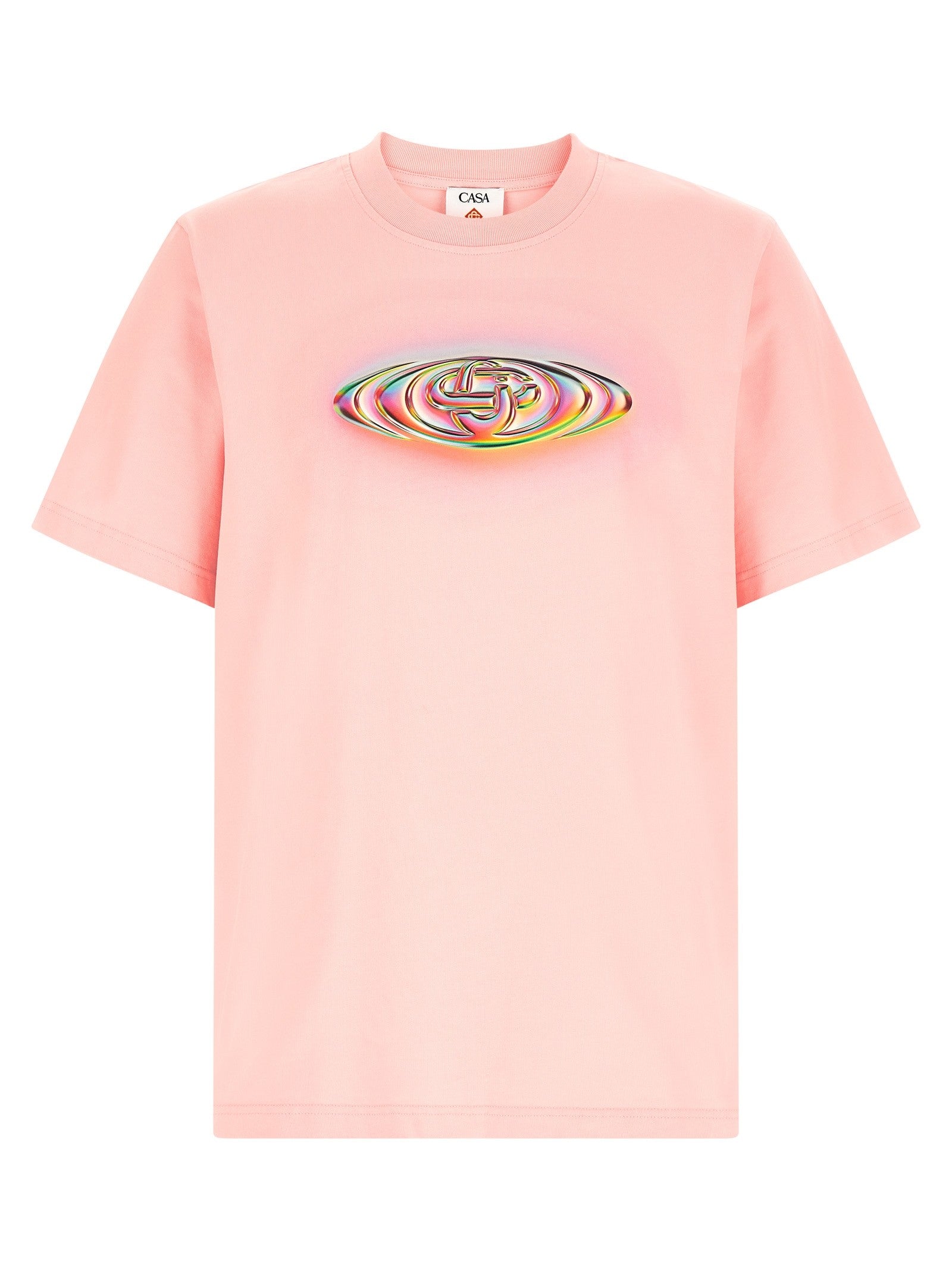 CASABLANCA - Martin Naumann 'Glass Logo' T-Shirt martin-naumann-glass-logo-t-shirt