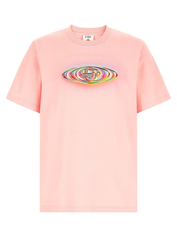 CASABLANCA - Martin Naumann 'Glass Logo' T-Shirt martin-naumann-glass-logo-t-shirt