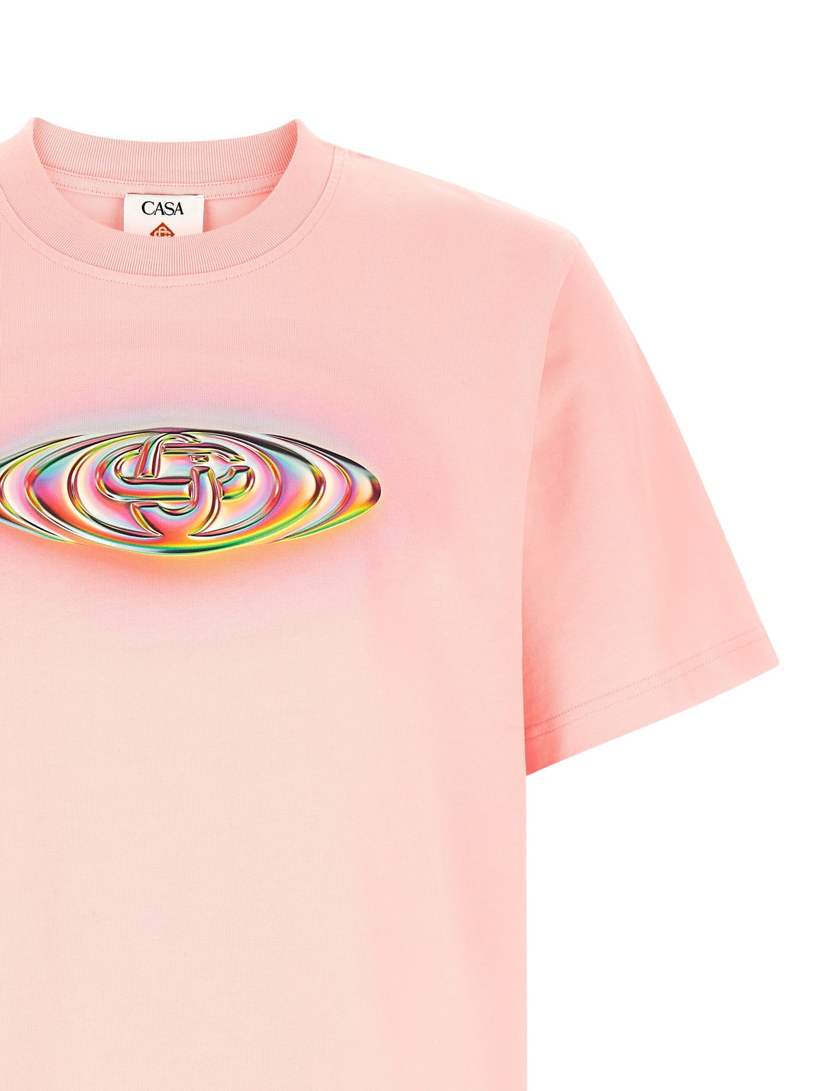 CASABLANCA - Martin Naumann 'Glass Logo' T-Shirt martin-naumann-glass-logo-t-shirt_a5ee1daa-6844-42b9-b55f-42a34528d349