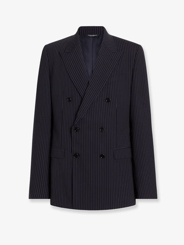 Dolce & Gabbana - Martini Light double-breasted pinstriped wool blazer RIGATO