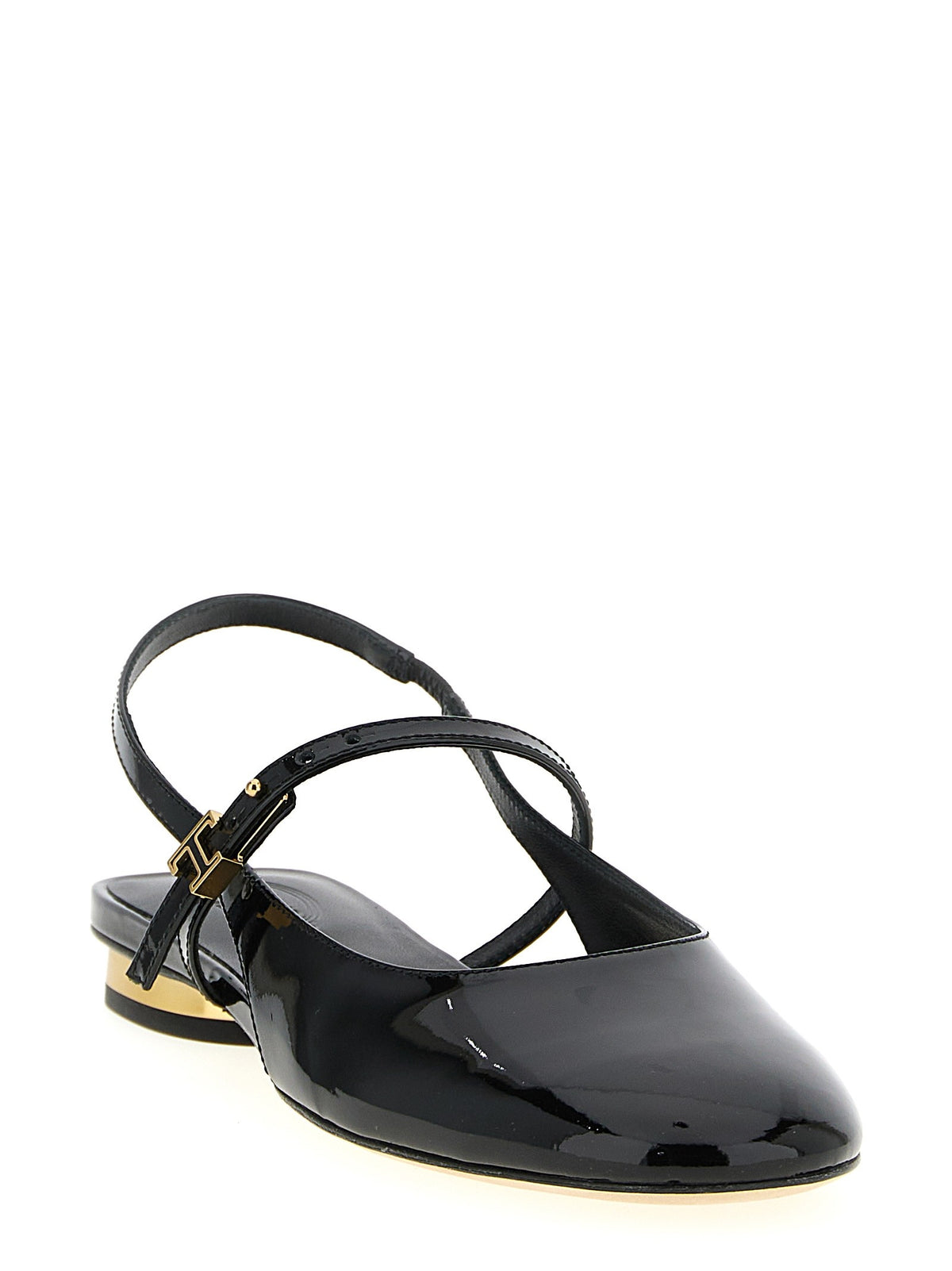 TOD'S - 'Mary Jane' patent ballet flats