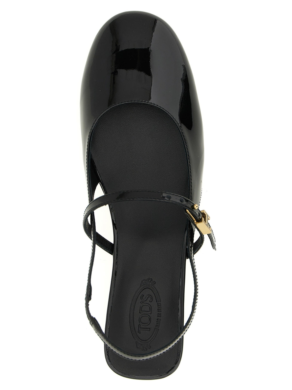 TOD'S - 'Mary Jane' patent ballet flats